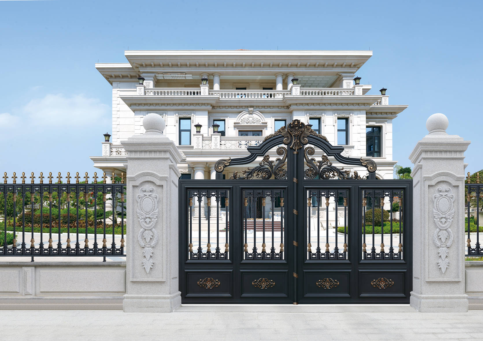 铝艺大门烤漆与喷漆的优劣对比及对人体健康的影响