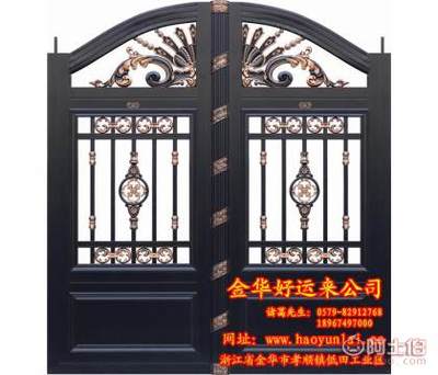 辽宁铝艺庭院门价格解析 好运来护栏打造高品质铝艺大门